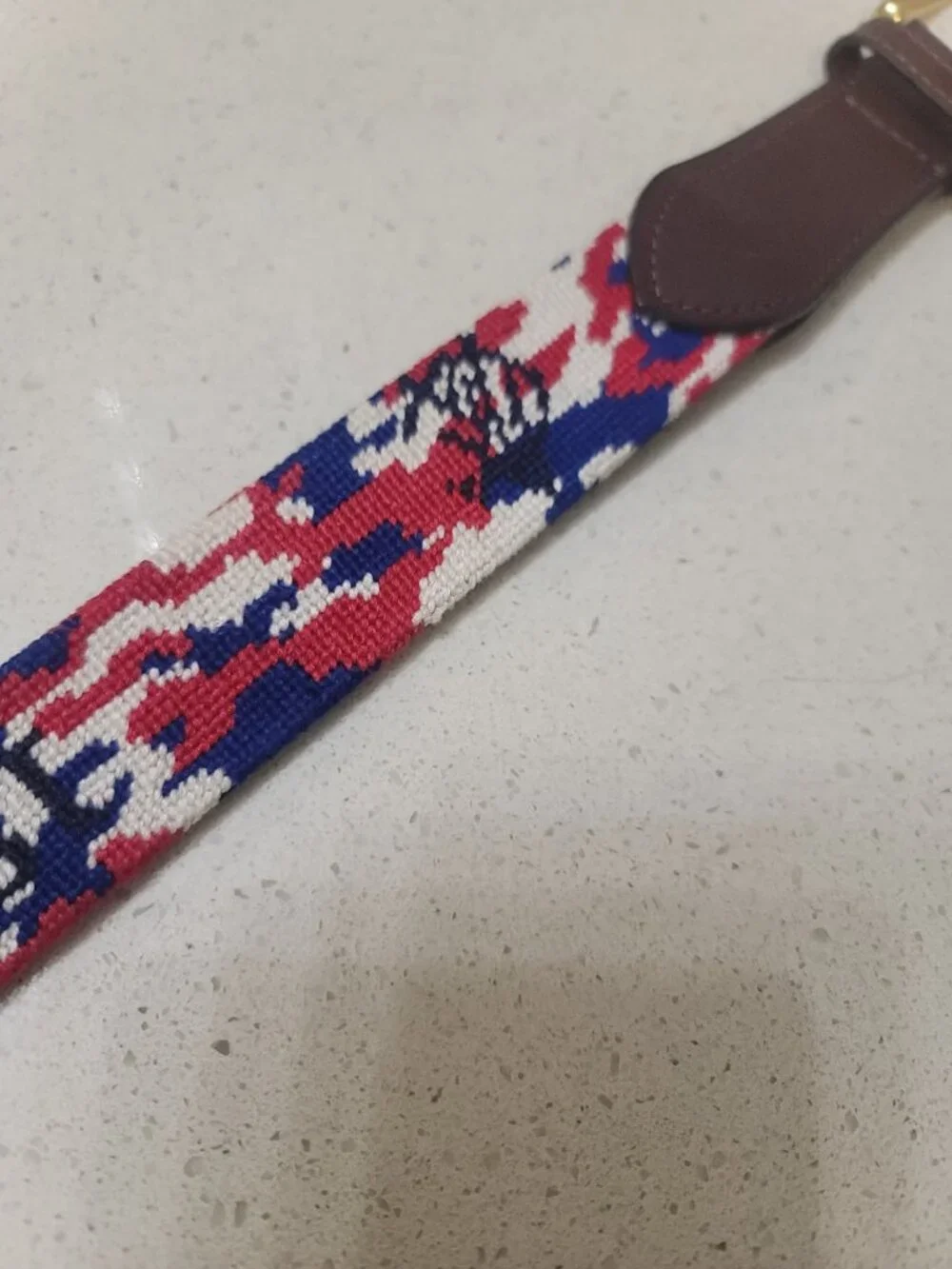 Needle Golf belt “1898 Golf Club” Size 34 Muticolor